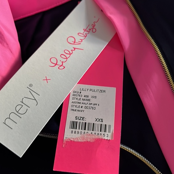 Women's Lilly Pulitzer Justine 1/2 Zip Upf 50+ - Picture 4 of 4